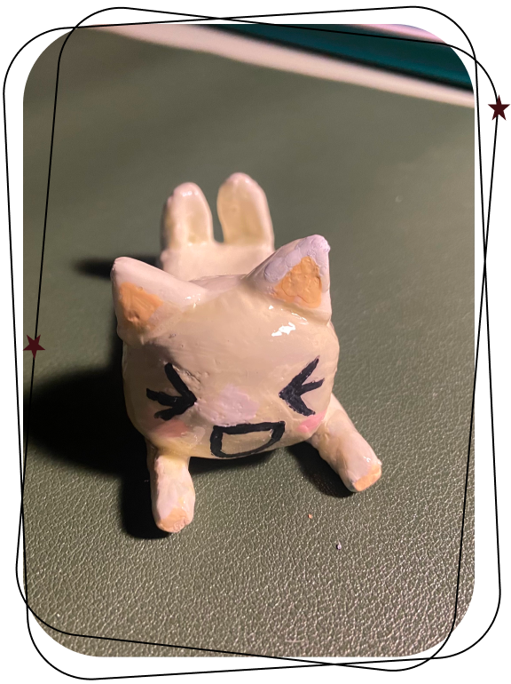 photo of Toro Inue made of clay.