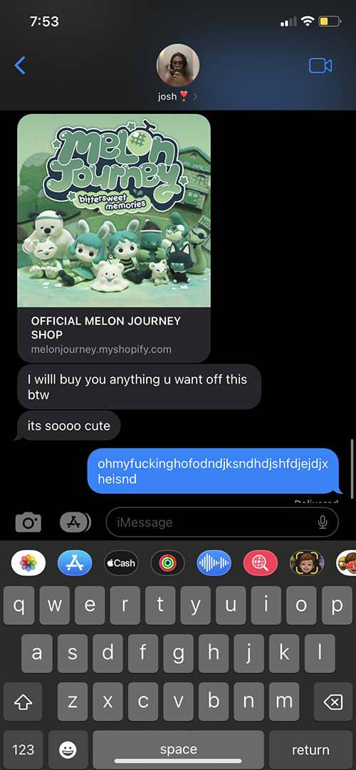 screenshot of texts.